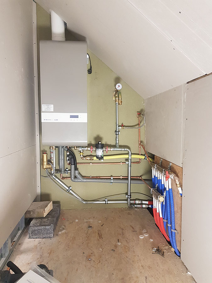 Installatie gasketel