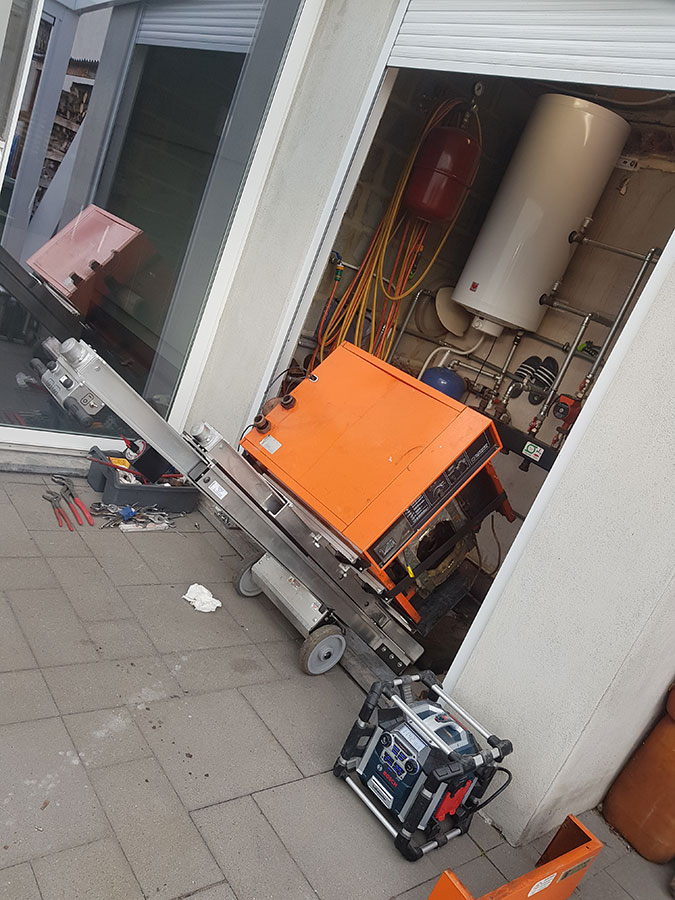 Verwijderen oude gasketel
